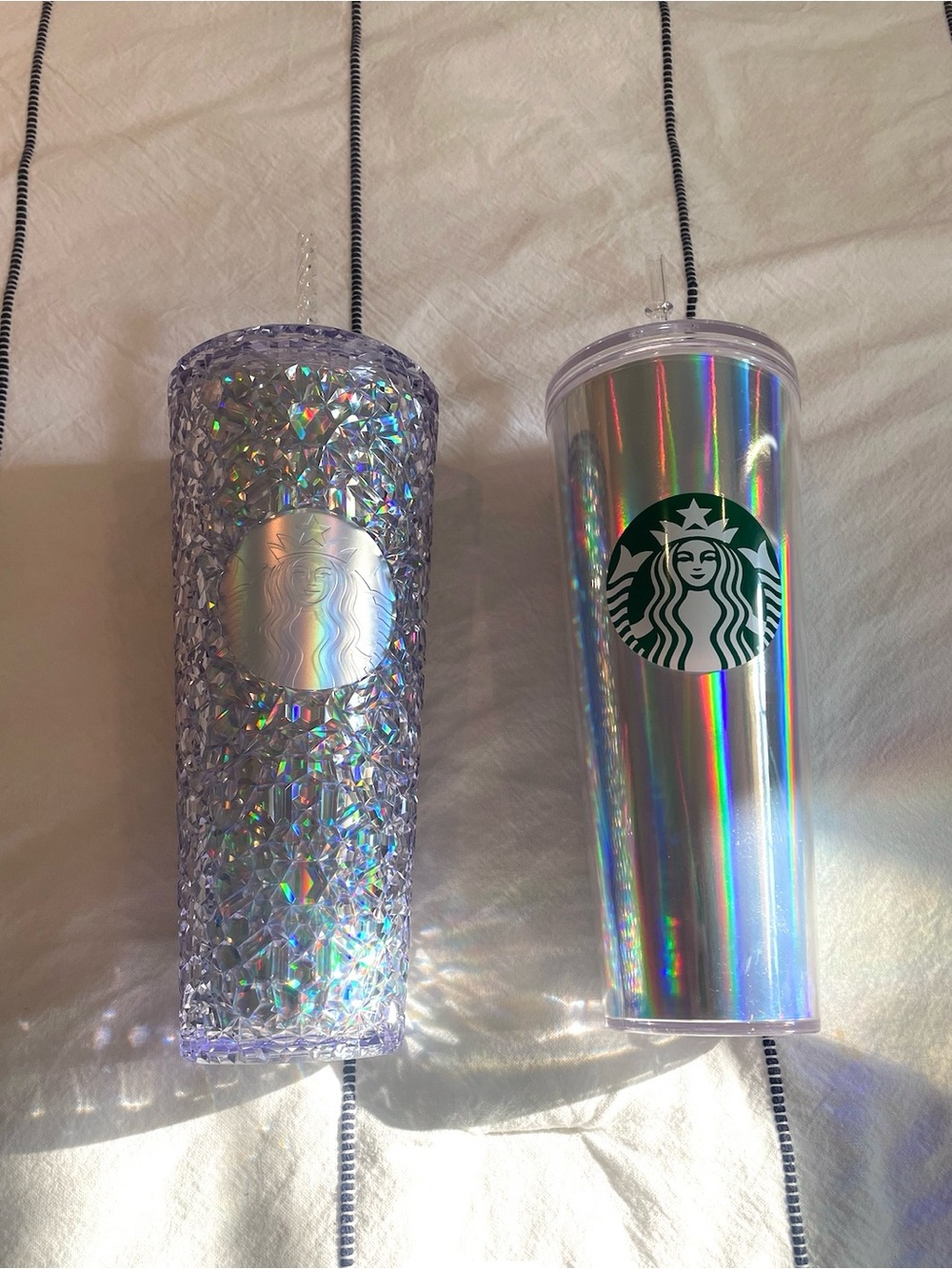 Starbucks Iridescent Gem Tumbler & Holographic Tumbler
